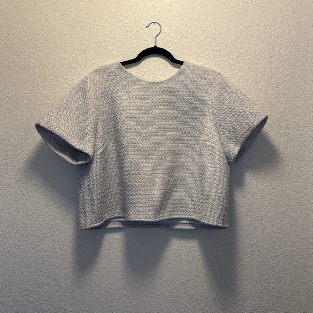 Abercrombie & Fitch tweed blouse (XL)
